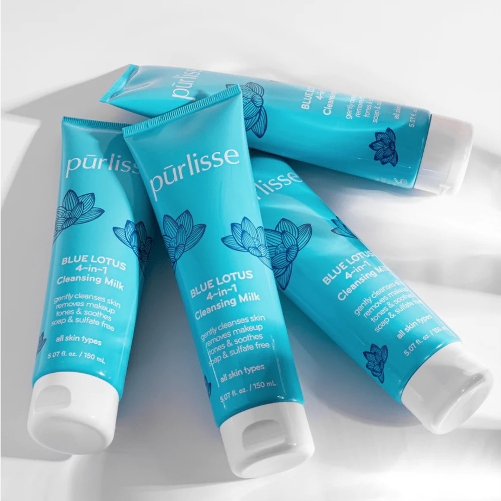 🔥 NIB Purlisse BLUE LOTUS 4~IN~1 CLEANSING MILK 🔥 - Picture 3 of 6